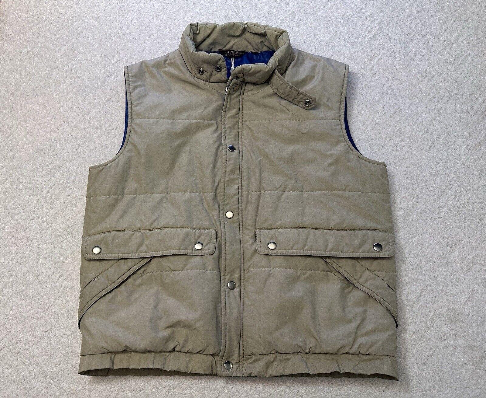 Vintage 1980s 80s Ralph Lauren Polo Chaps Western Puffer Vest Tan Beige M L Graphic Tee – Warm & Stylish · Perfect For Daily Wear