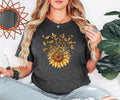 Sunflower Butterfly Shirt Butterfly Tee Mothers Day Gift Shirt Sunflower Shirt Floral V neck Flowers Gift T shirt trendy Shirt Womens Graphic Tee – Easygoing Wear · High-Quality Print