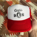 Vintage 90s Coors Beer SnapBack Trucker Hat Graphic Tee – Bold Style · Trending Graphic Apparel