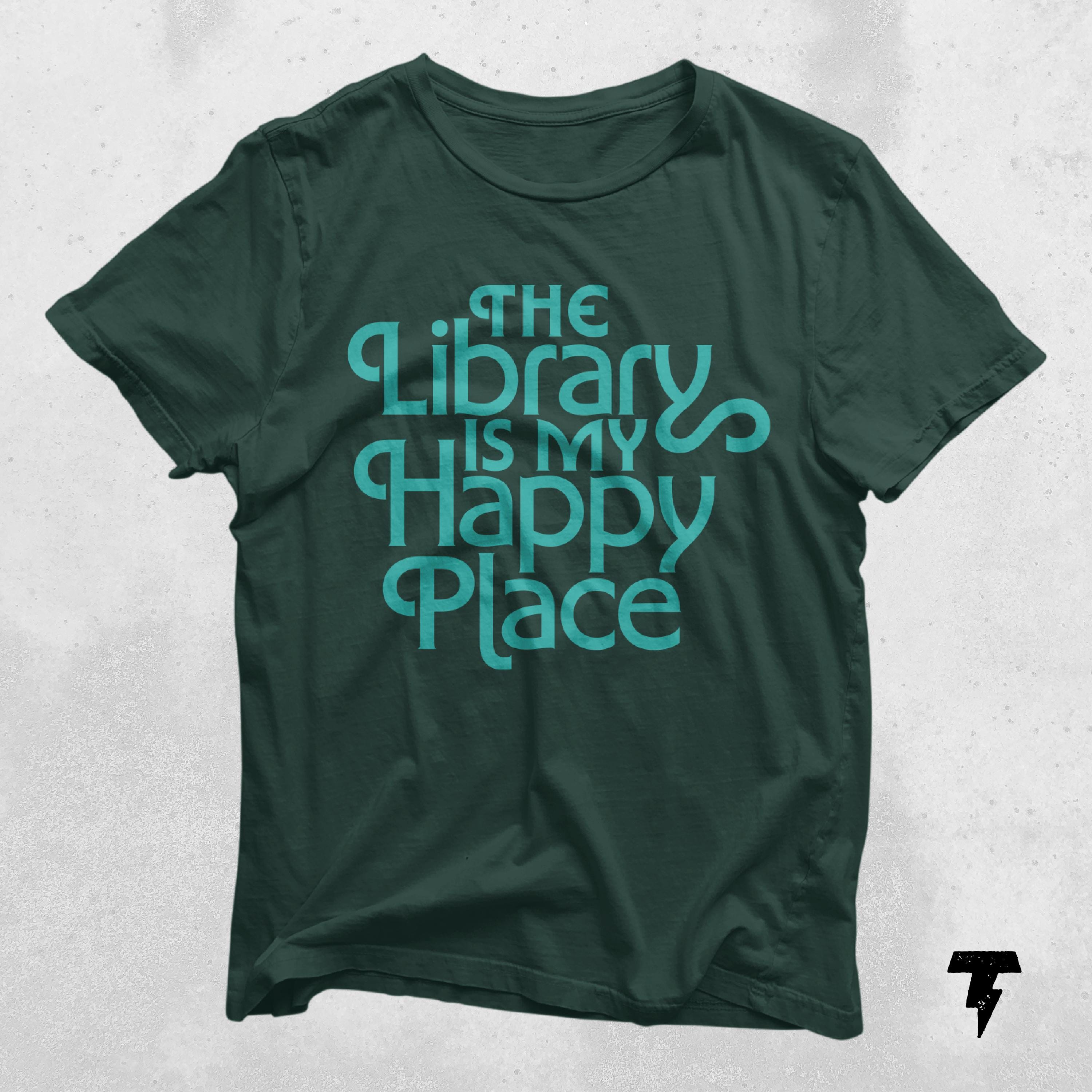 Book Lover Shirt Gift For Bookworms Library is my Happy Place Booksellers Gift Literary Book Lover Gift Reader Tee Librarian Shirt Graphic Tee – Everyday Comfort · Trending Graphic Apparel