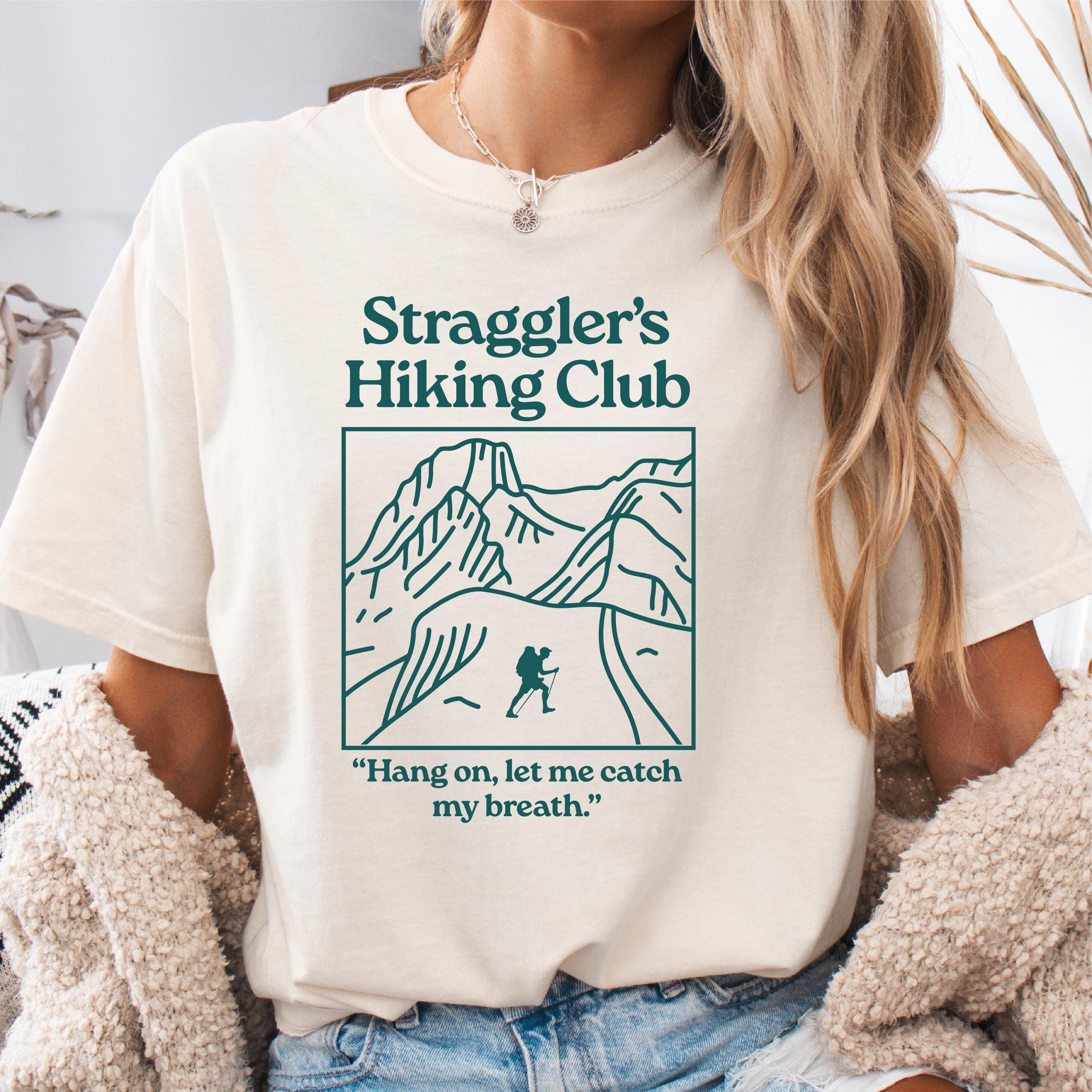 Straggler39s Hiking Club Shirt Funny Hiking T Shirt Forest Camper Shirt Hiking Society Gift Shirt for Camper Climber Shirt Camper Shirt Graphic Tee – Warm & Stylish · Perfect For Daily Wear