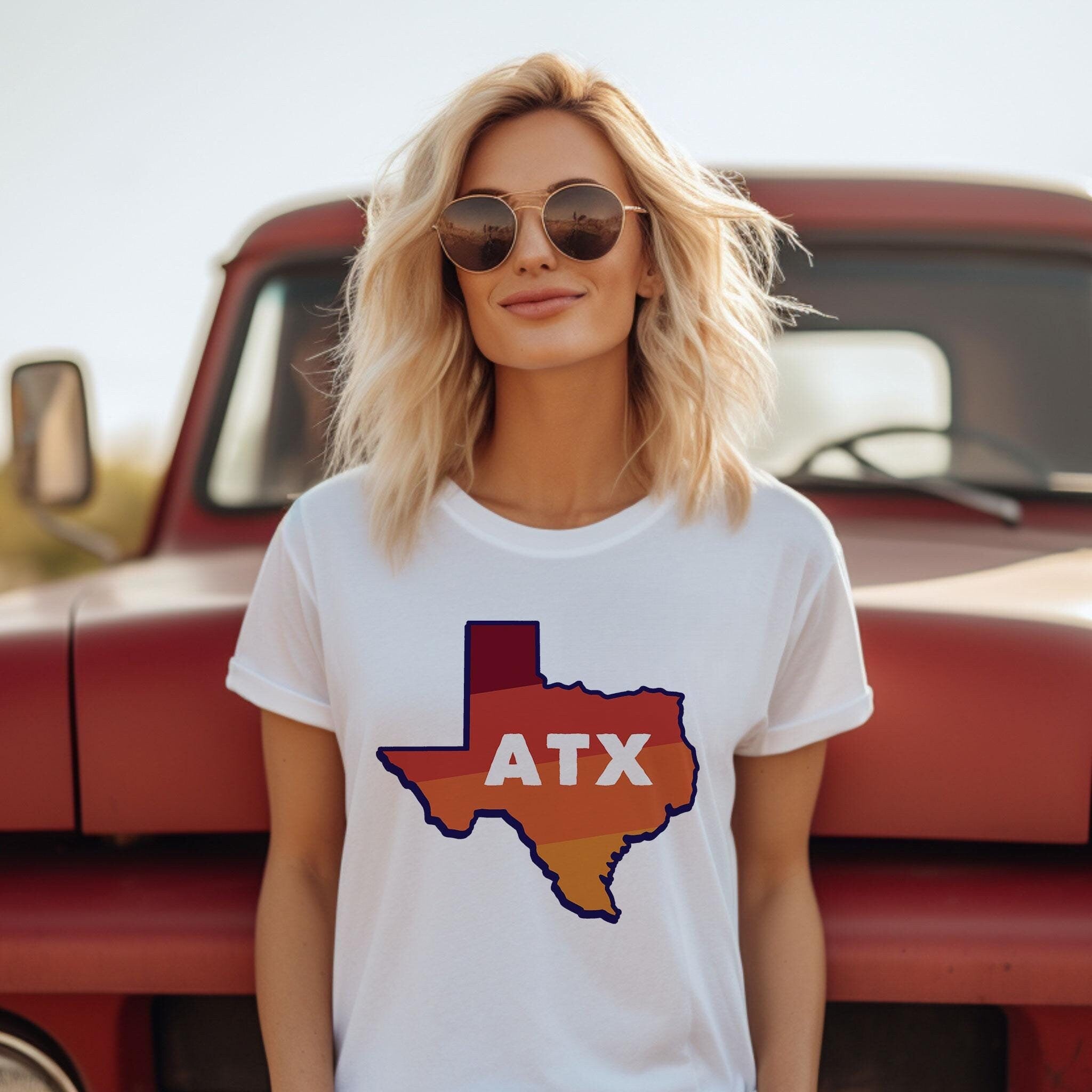 Austin Texas TShirt Retro Adult Unisex Austin T Shirt Personalization Available Graphic Tee – Warm & Stylish · Perfect For Daily Wear