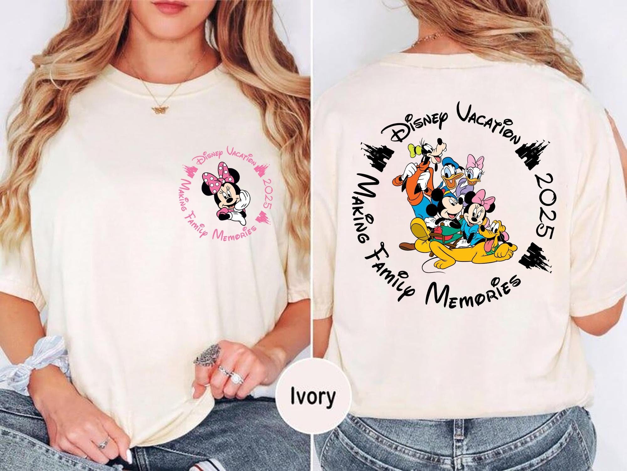 Disney Vacation 2025 Family Matching Shirts Custom Mickey and Friends T Shirt Disney Trip Tee Disney Family Vacation Apparel Disney Gift Graphic Tee – Everyday Comfort · Top Pick For Any Outfit