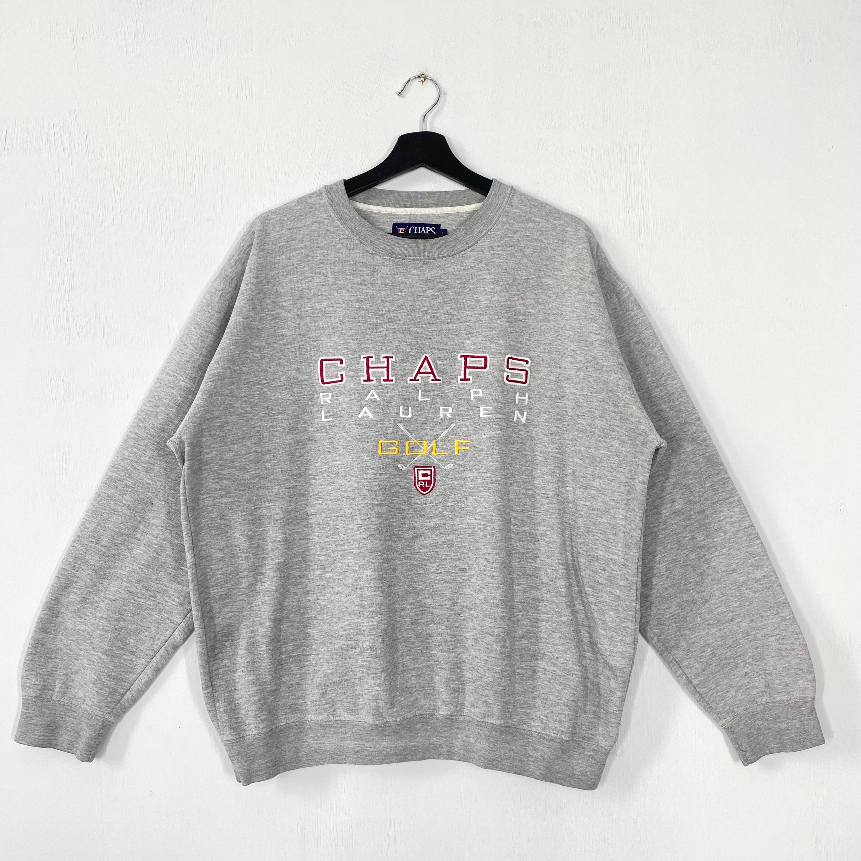 Vintage Chaps Ralph Lauren Sweatshirt Chaps Ralph Lauren Crewneck Ralph Lauren Sweater Pullover Chaps Ralph Lauren Embroidered Logo Large Sweatshirt – Fan Favorite · Great Gift For Fans