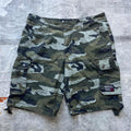 Vintage Y2K Ecko Unltd Camo Cargo Grunge Skater Shorts Graphic Tee – Bold Style · High-Quality Print