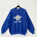 Vintage 90s Hard Rock Cafe Sweatshirt Hard Rock Cafe Crewneck New York Sweater Pullover Hard Rock Cafe Bar Restaurant Print Logo Blue Large Sweatshirt – Soft Feel · Trending Graphic Apparel