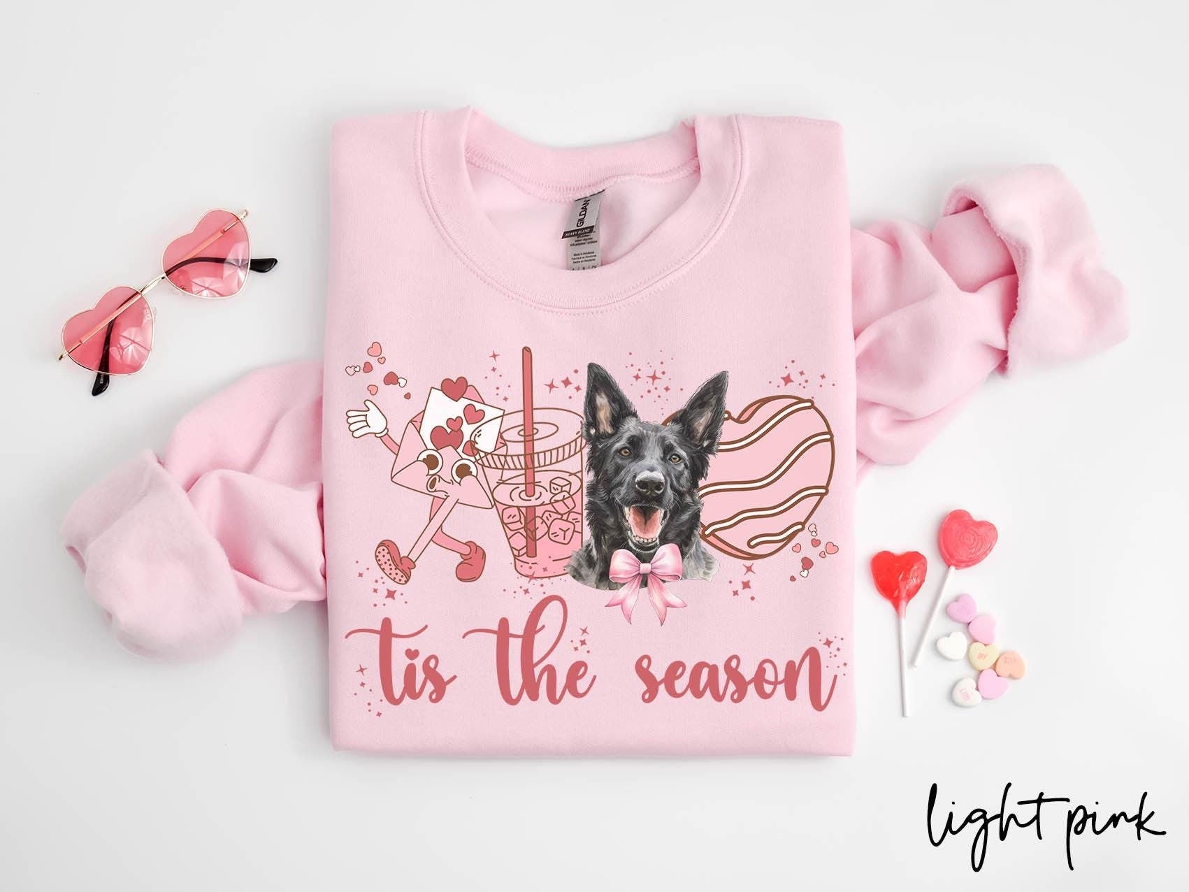 Dutch Shepherd Dog Valentine39s Day Sweatshirt Valentines Dutch Shepherd Gifts Dog Mom Crewneck Shirt Long Sleeve Sweatshirt – Everyday Comfort · Great Gift For Fans