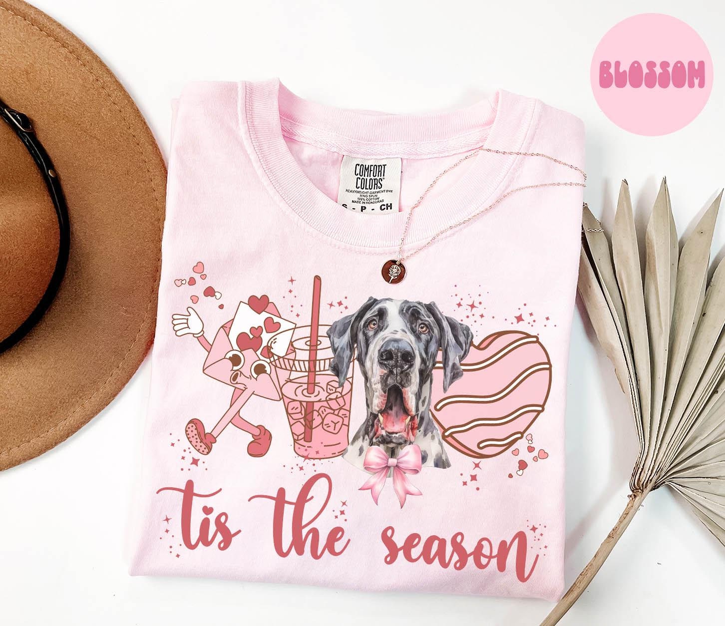 Great Dane Dog Valentine39s Day Shirt Valentine Great Dane Gifts Dog Mom T Shirt Tshirt Tee for Women Graphic Tee – Easygoing Wear · High-Quality Print