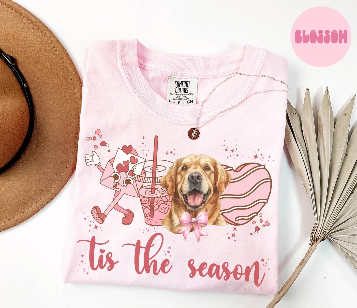 Golden Retriever Dog Valentine39s Day Shirt Valentine Golden Retriever Gifts Dog Mom T Shirt Tshirt Tee for Women Graphic Tee – Feel-Good Design · High-Quality Print