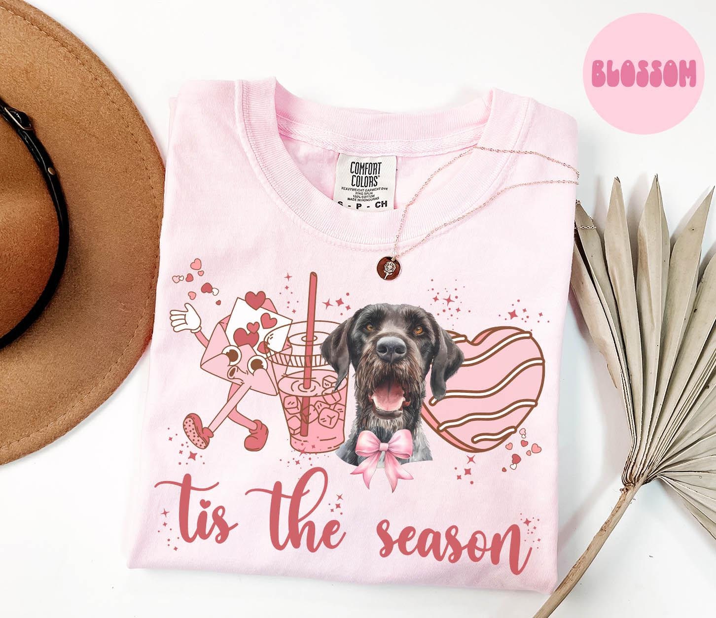 German Wirehaired Pointer Dog Valentine39s Day Shirt Valentine German Wirehaired Pointer Gifts Dog Mom T Shirt Tshirt Tee Graphic Tee – Bold Style · Must-Have Style