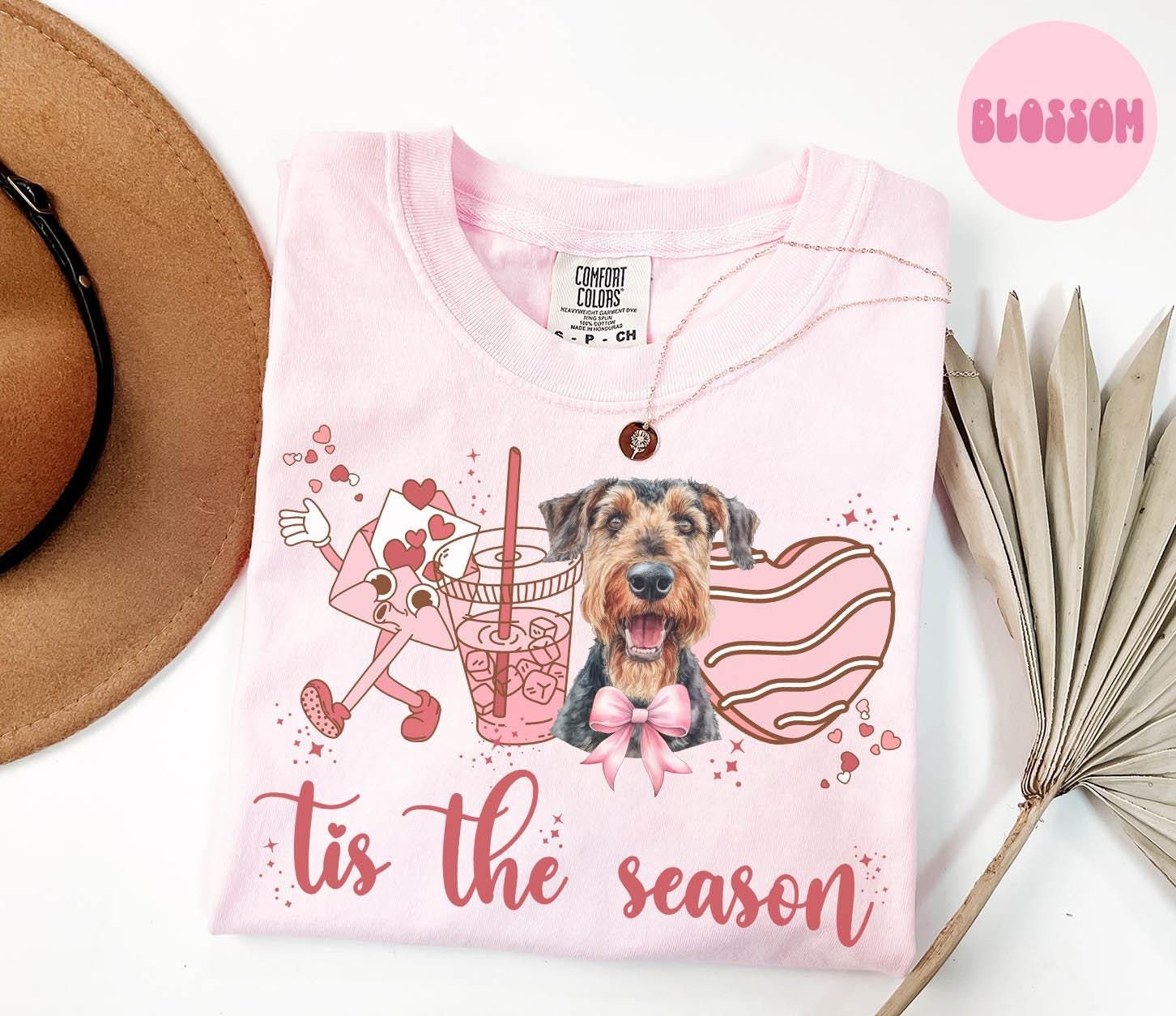 Airedale Terrier Dog Valentine39s Day Shirt Valentine Airedale Terrier Gifts Dog Mom T Shirt Tshirt Tee for Women Graphic Tee – Bold Style · Trending Graphic Apparel