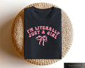 I39m Literally Just A Girl Sweatshirt Pink Coquetta T shirt Cute Girl Gifts Just A Girl Tee Funny Girl Gifts Trendy Shirt For Women Sweatshirt – Aesthetic Look · Great Gift For Fans