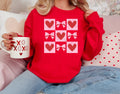 Valentines Hearts Sweatshirt Valentine39s Day Shirt Hearts Valentine Valentine Sweatshirt Trendy shirt cute sweatshirt Retro sweatshirt Sweatshirt – Aesthetic Look · Perfect For Daily Wear