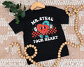 Kids Valentines Day Shirt Cute Boy Shirt Mr Steal Your Heart Trendy Valentines Tee Toddler Valentine Gift Funny shirtWomens sweatshirt Sweatshirt – Premium Graphic · Must-Have Style