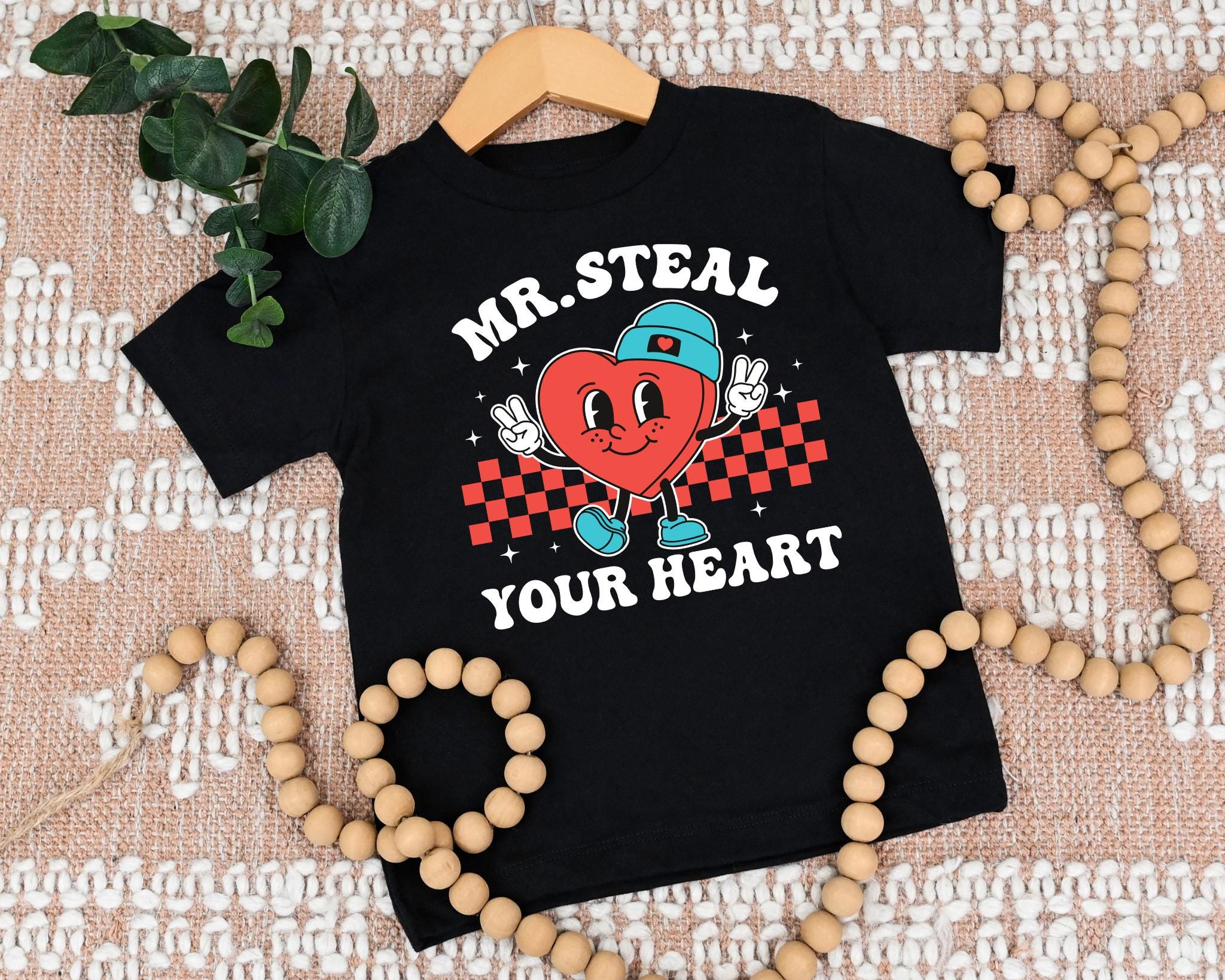 Kids Valentines Day Shirt Cute Boy Shirt Mr Steal Your Heart Trendy Valentines Tee Toddler Valentine Gift Funny shirtWomens sweatshirt Sweatshirt – Premium Graphic · Must-Have Style