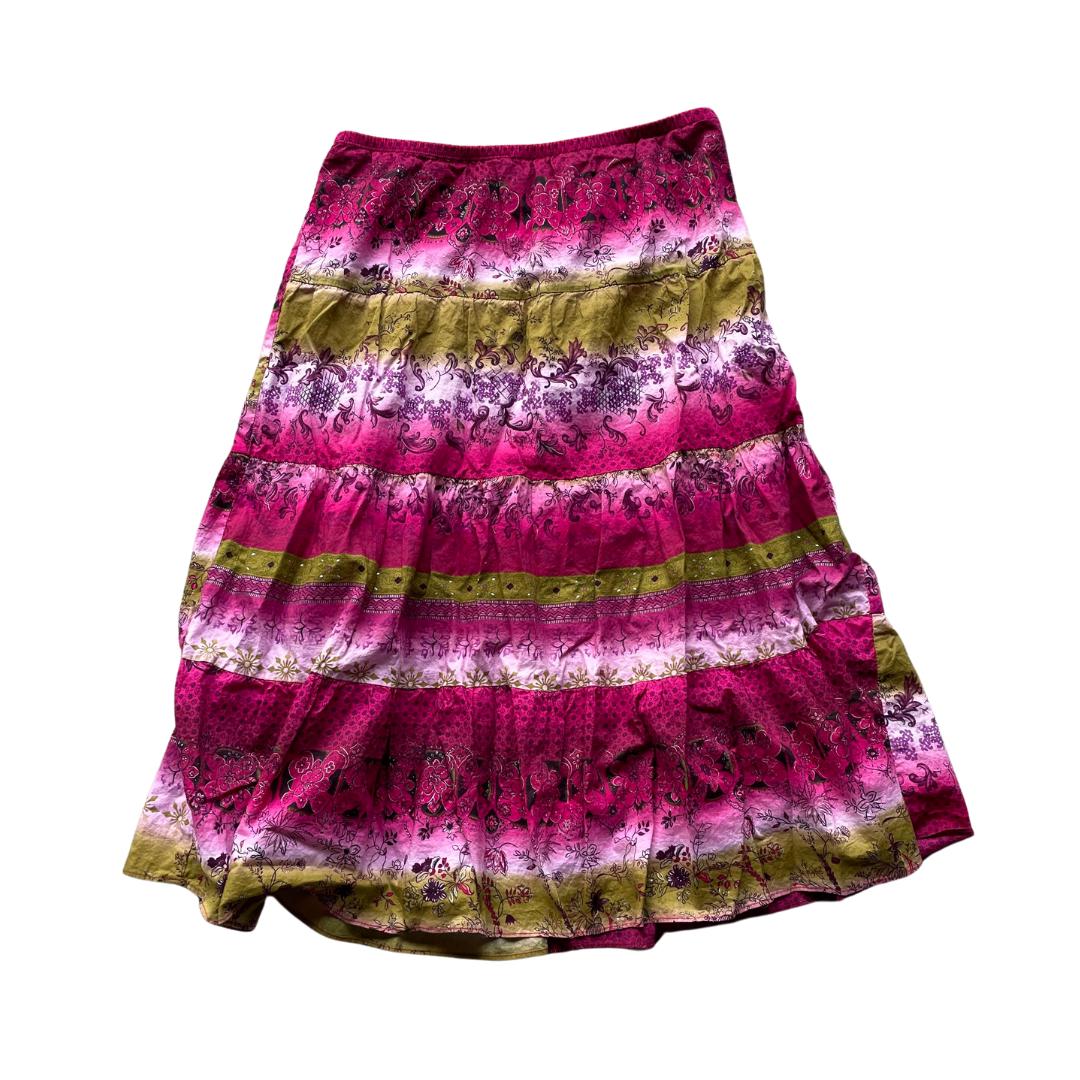 y2k 0039s vintage pink and green boho fairy midi skirt size M Graphic Tee – Fan Favorite · Top Pick For Any Outfit