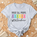 Treat All Peeps With Kindness Shirt Teachers Easter Shirt Easter Gift For Teacher Teacher Bunny Shirt Trendy Women39s shirt Bunny shirt Graphic Tee – Everyday Comfort · Great Gift For Fans