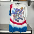Vintage 1996 Grateful Dead Bear Basketball Dunk Liquid Blue single stitch Tie Dye Shirt Vintage Grateful Dead Band Tees Band Tshirt Graphic Tee – Warm & Stylish · Trending Graphic Apparel
