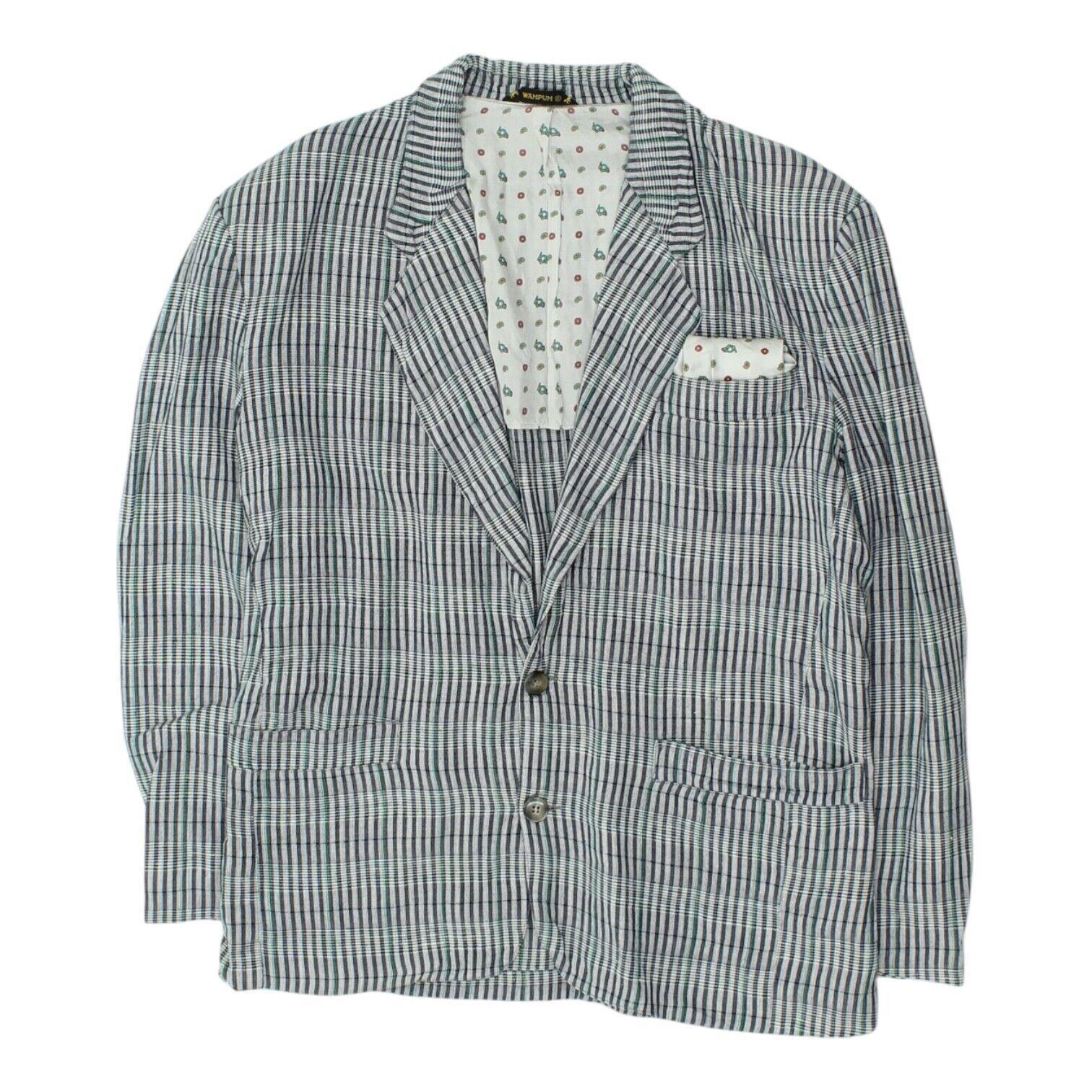 Wampum Mens Blue White Check Blazer Jacket Vintage Smart Designer Suit VTG Graphic Tee – Everyday Comfort · Trending Graphic Apparel