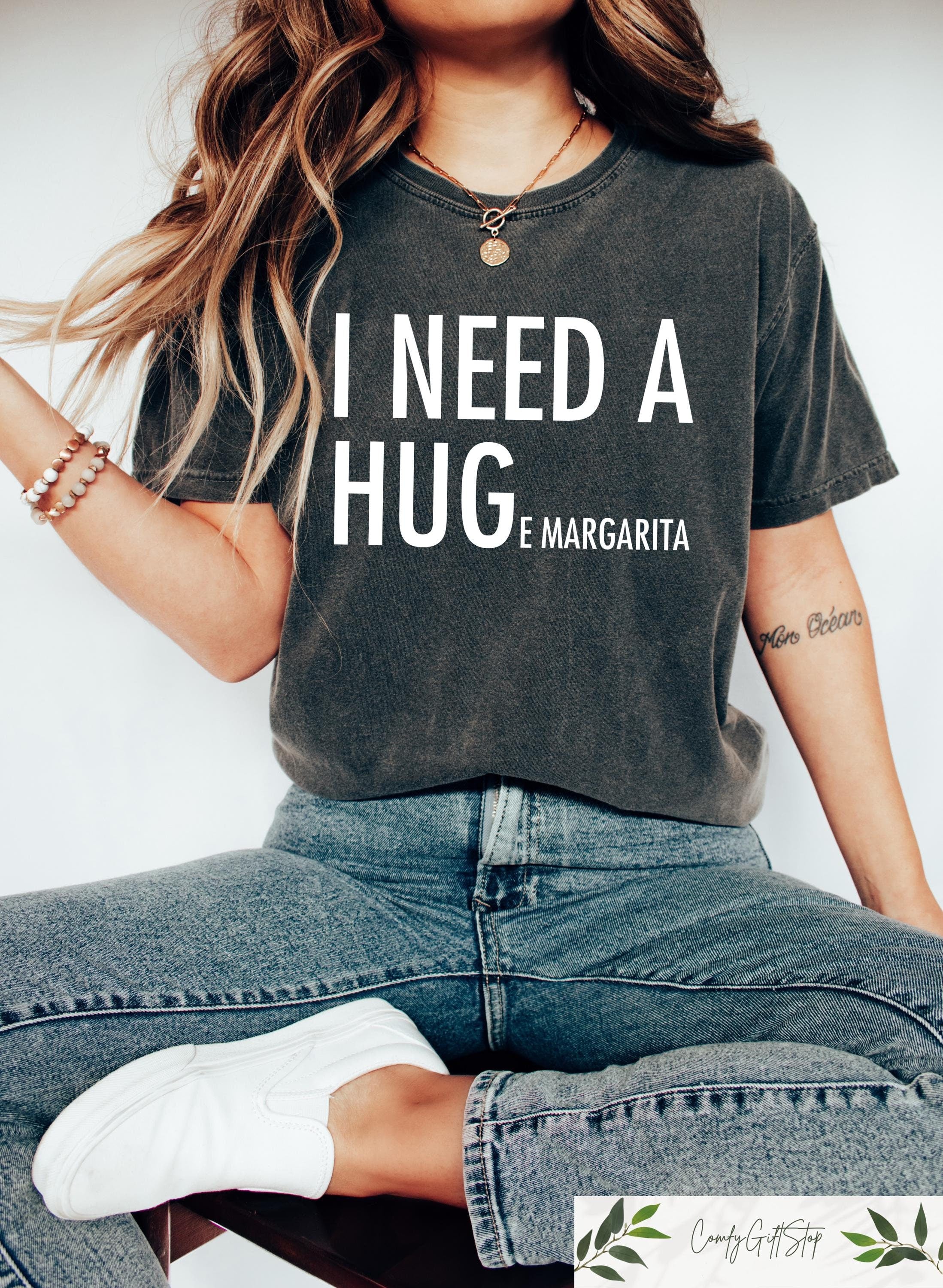 I Need A Huge Margarita T shirt Alcohol Shirt Margarita Lover Tee Funny Meme Sweatshirt Alcohol Party Apparel Margarita Shots Sweater Sweatshirt – Everyday Comfort · High-Quality Print