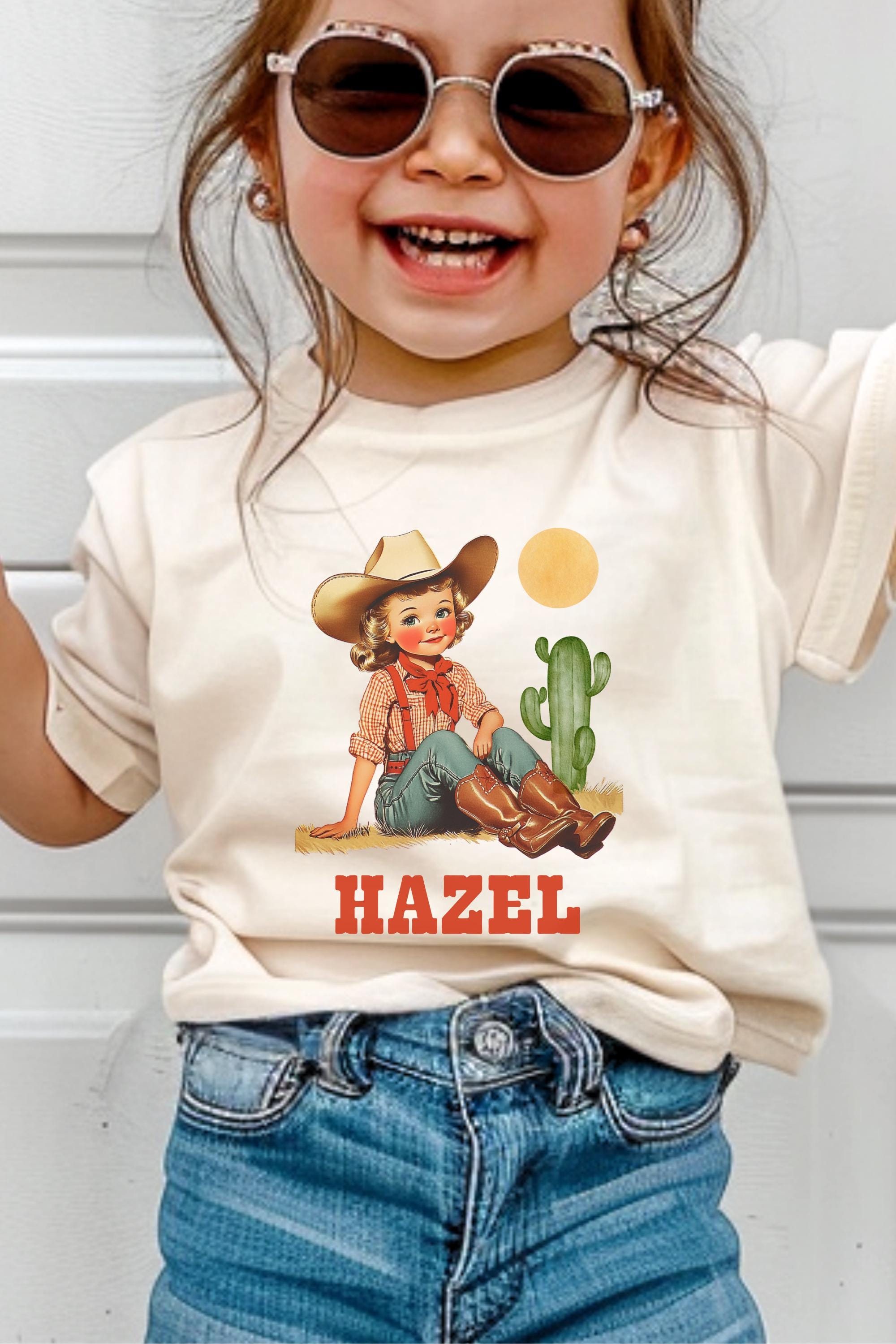 Cowgirl Toddler Shirt Name Shirt Toddler Western Toddler Tee Girl Shirt Personalized Toddler Tee Rodeo Shirt Little Cowgirl Gift Little Girl Graphic Tee – Everyday Comfort · Top Pick For Any Outfit