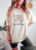 Besties Trip Cheaper Than Therapy T shirts Besties Matching Shirts Besties Cruise Trip Tees Besties Trip Outfit Motivational Travel Gift Graphic Tee – Everyday Comfort · Top Pick For Any Outfit