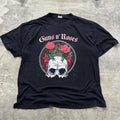 Vintage Y2K Guns N Roses Rock Band Floral Rose Skull Shirt Graphic Tee – Fan Favorite · Trending Graphic Apparel