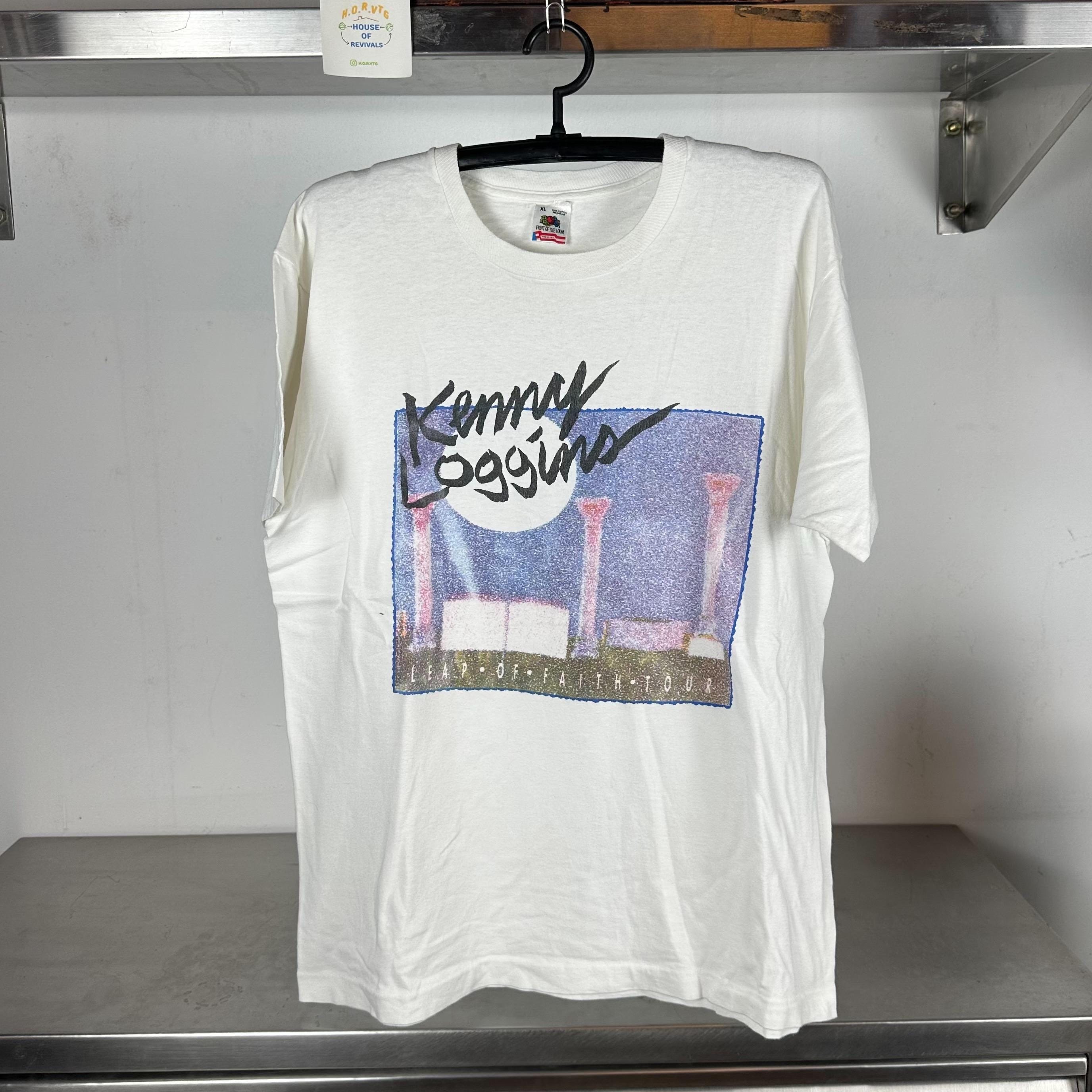 Vintage 90s Kenny Loggins Leap of Faith Tour Concert Promo single stitch T shirt Vintage Music Tees Vintage Music Tshirts Tour Tshirts Graphic Tee – Bold Style · Great Gift For Fans