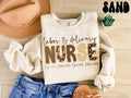 Melanated Labor and Delivery Nurse Life Sweatshirt Black LAD Nurse Gifts Black History Month Crewneck Shirt Women Sweatshirt – Easygoing Wear · High-Quality Print