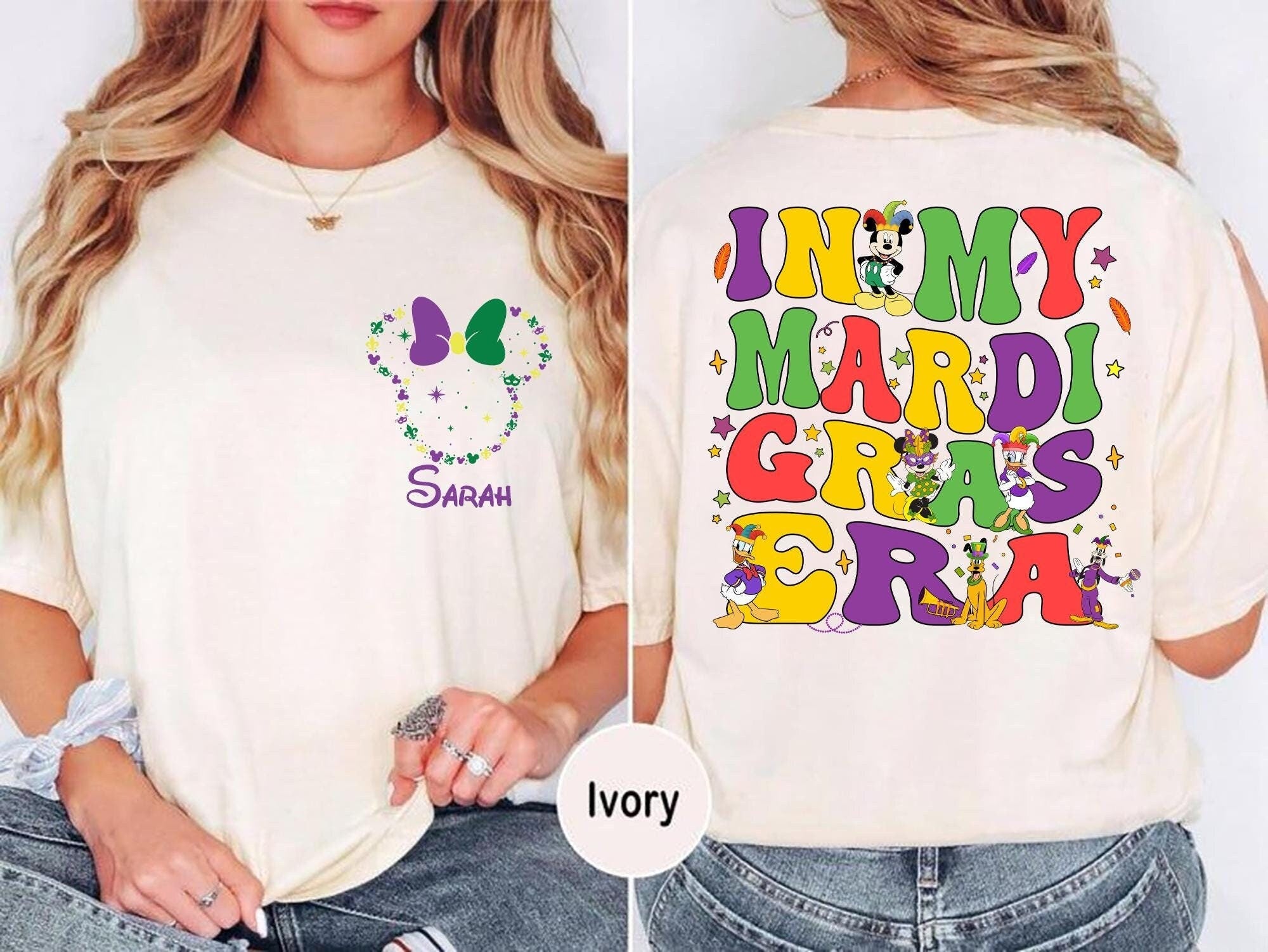 Disney In My Mardi Gras Era Shirt Family Disney Trip Tee Disneyland Mardi Gras Squad Tshirt Carnival Celebration Tee Christian Fasting Gift Graphic Tee – Soft Feel · Must-Have Style