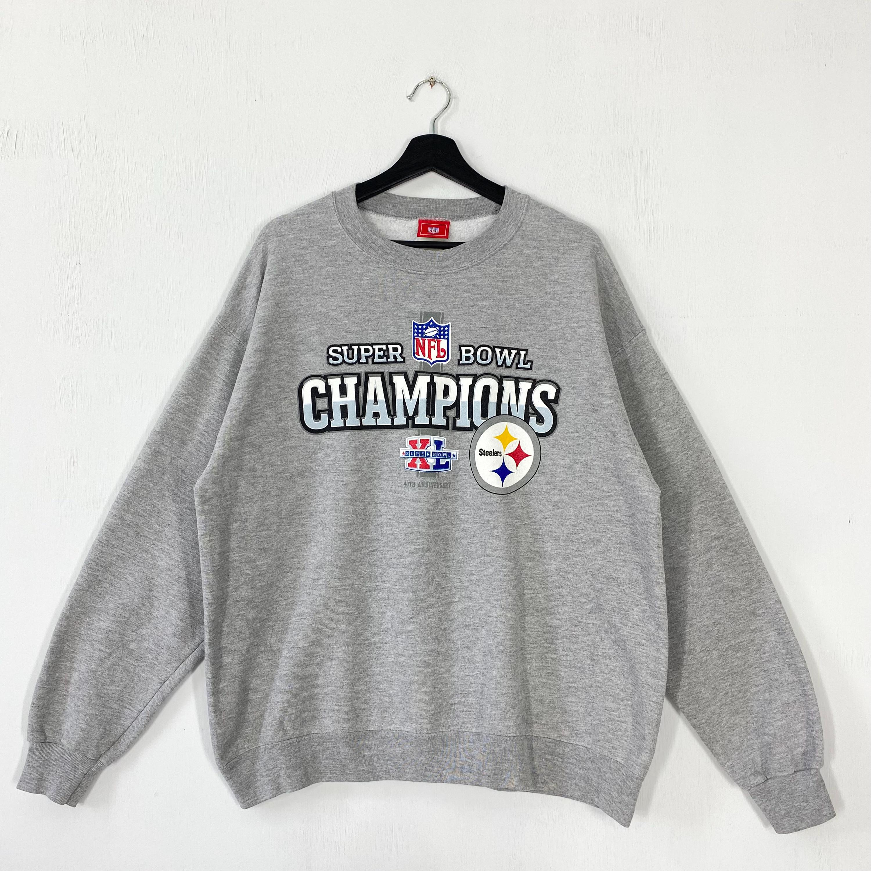 Vintage Pittsburgh Steelers Sweatshirt Steelers Crewneck Steelers Sweater Pullover Sportswear NFL Pittsburgh Steelers Print Logo XLarge Sweatshirt – Warm & Stylish · Great Gift For Fans