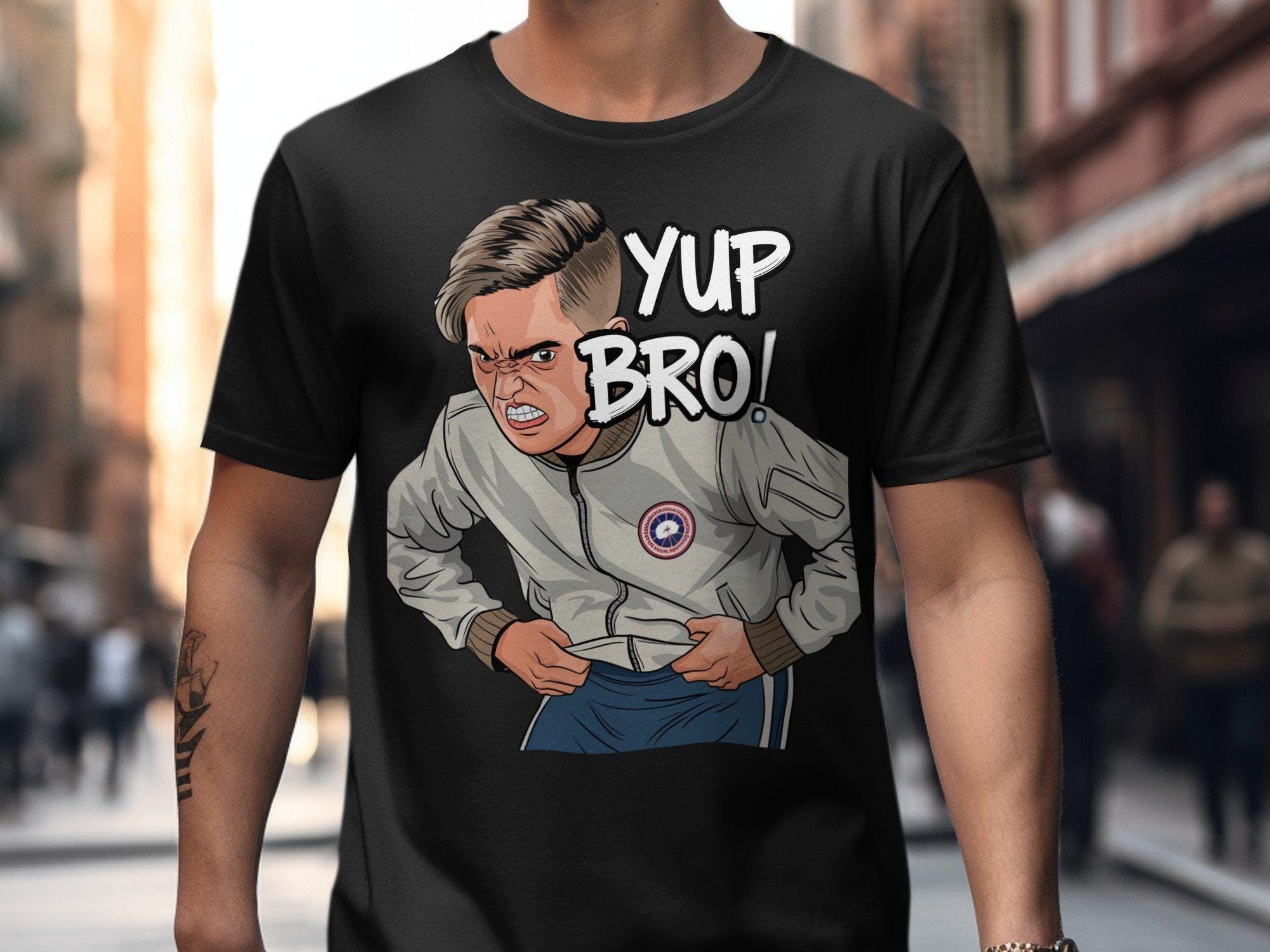 Yup Bro Shirt Graphic Tee – Aesthetic Look · Great Gift For Fans