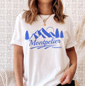 Montpelier Vermont TShirt Retro Mountain Unisex Montpelier Shirt Personalization Available Graphic Tee – Feel-Good Design · Must-Have Style
