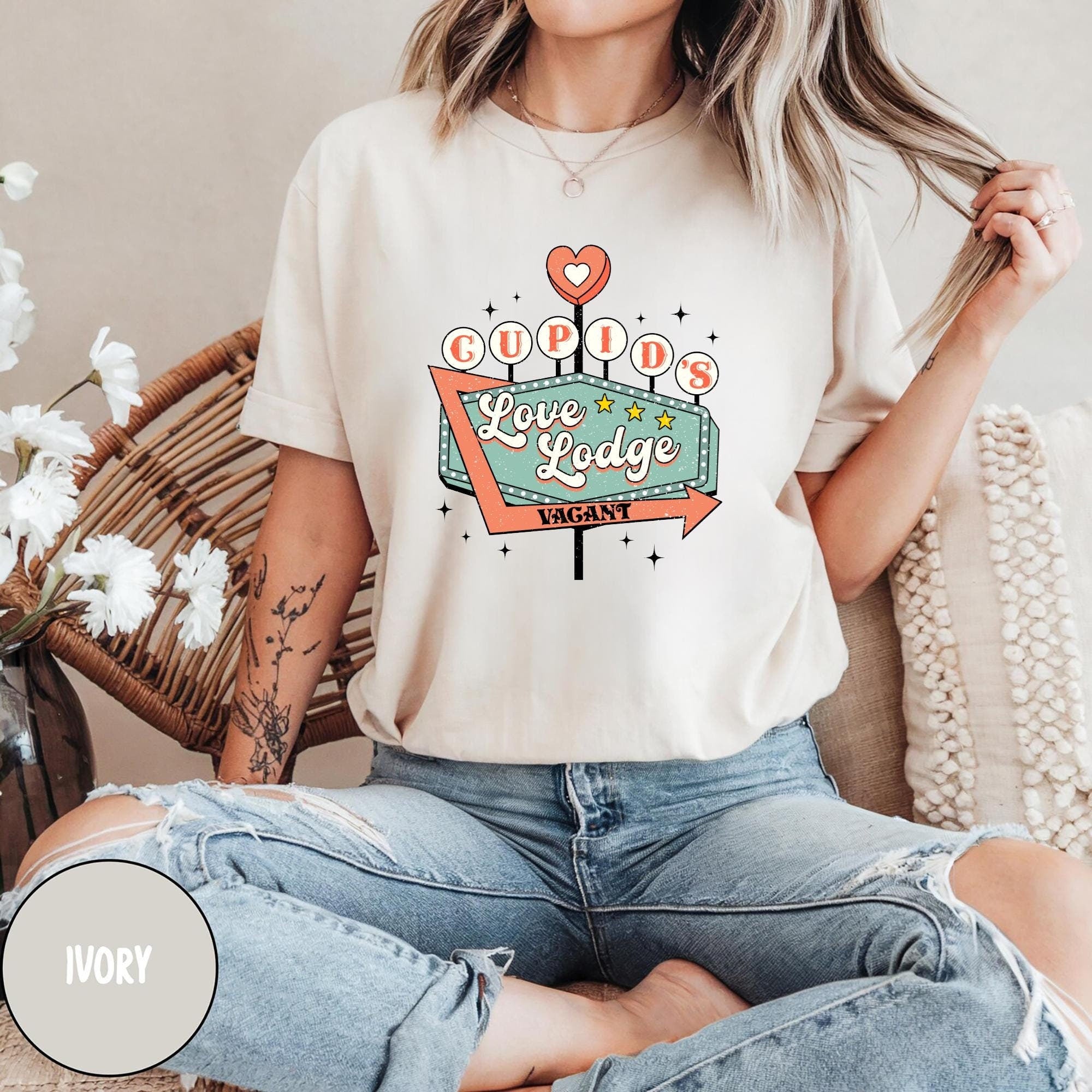 Cupids Love Lodge Shirt Cupid Shirt Valentines Day Shirt Valentine Gift Shirt Funny Valentine Gift Couple Gift Tee Love Gift Shirt Graphic Tee – Aesthetic Look · Top Pick For Any Outfit