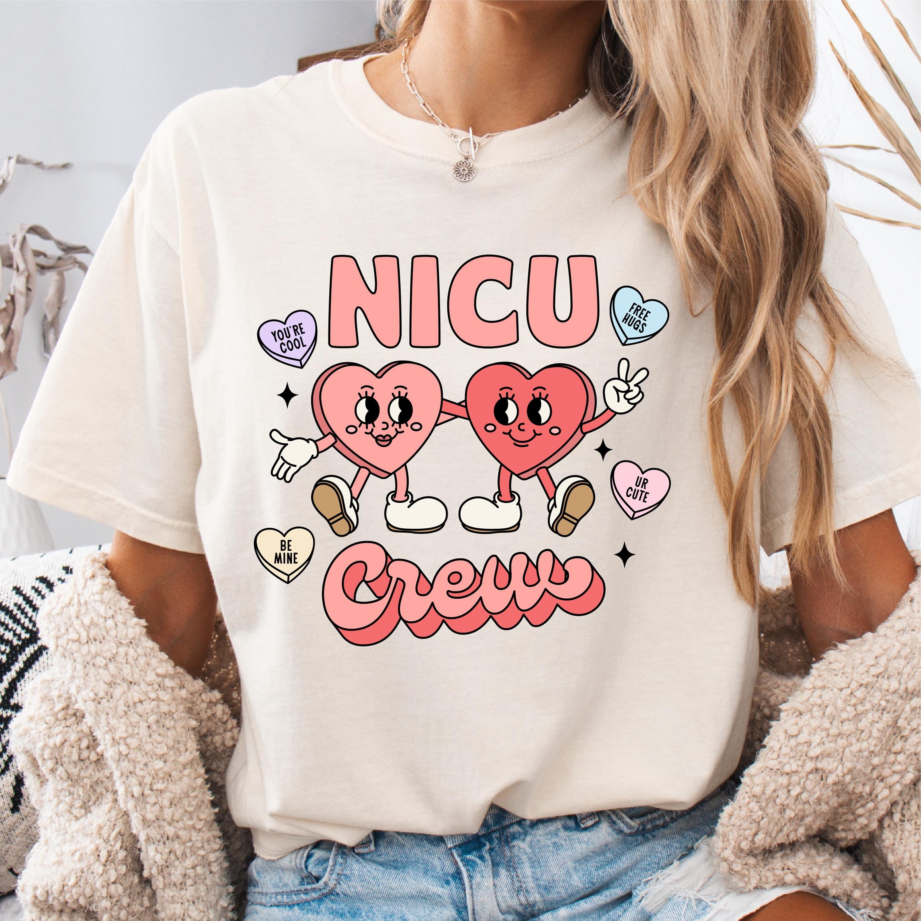 NICU Nurse Crew Valentines Day Shirt NICU Valentines Tshirt Neonatal Intensive Care Nurse Vday Tee Neonatal ICU Nurse Valentines Shirt Graphic Tee – Feel-Good Design · Top Pick For Any Outfit