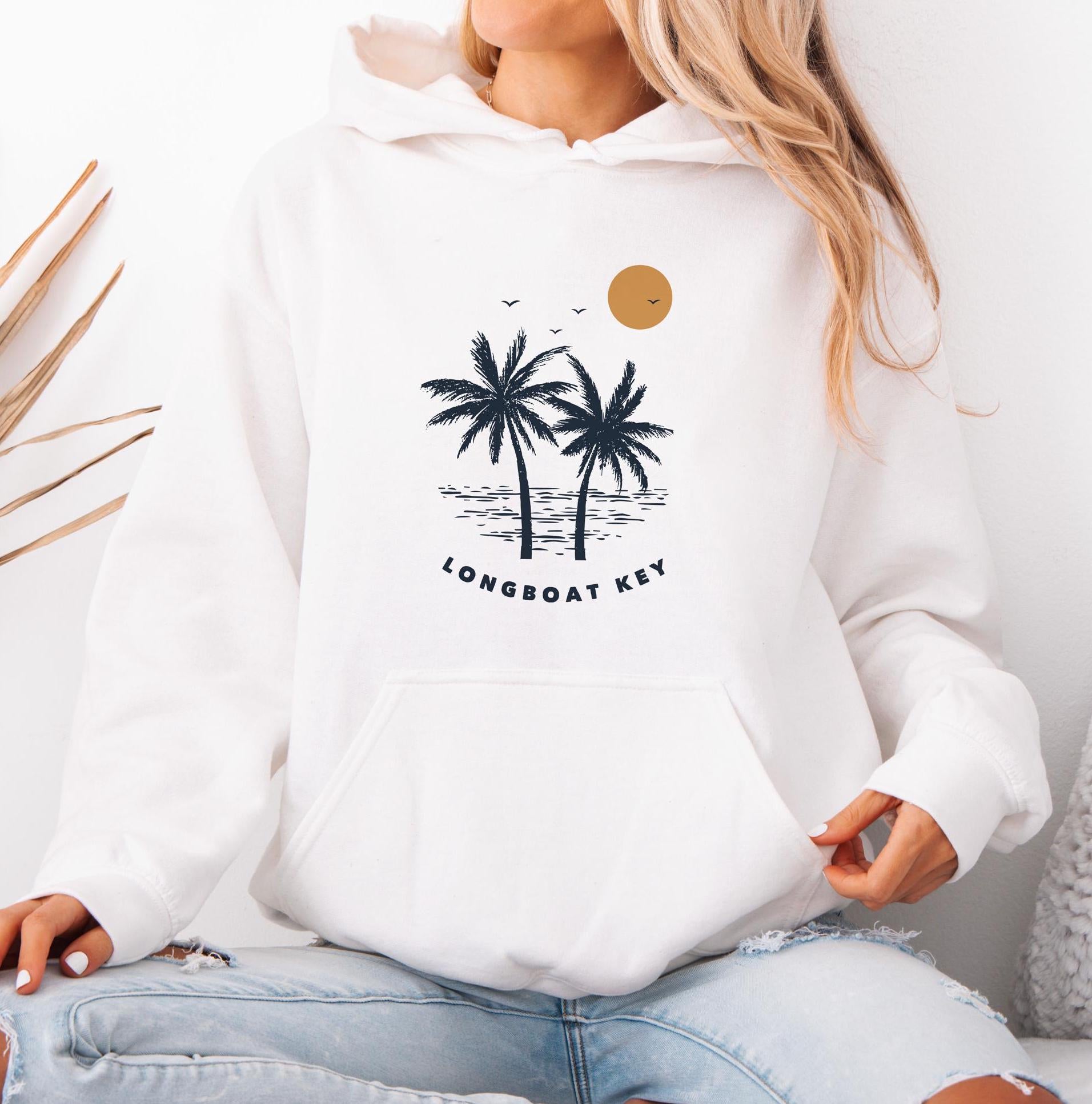 Longboat Key Florida Hoodie Retro Unisex Longboat Key Hoodie Sweatshirt Personalization Available Hoodie – Warm & Stylish · Great Gift For Fans