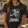 Funny Cowboy Cat T Shirt Meowdy Pawtner Western Cat Tee Vintage Rodeo Style Cat Lover Gift Country Humor Cat Shirt Graphic Tee – Aesthetic Look · Top Pick For Any Outfit