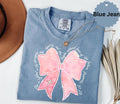Coquette Christian Shirt Pink Bow Faith Shirt Bible Verse Shirt Women39s Christian Gifts Trendy Shirt Gift for friend Graphic Tee – Fan Favorite · Perfect For Daily Wear