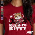 Kung Fu Kitty T Shirt Funny Martial Arts Cat Tee Cute Ninja Cat Gift Quirky Feline Graphic Shirt Graphic Tee – Easygoing Wear · Top Pick For Any Outfit