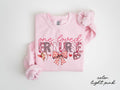 ER Nurse Valentine39s Day Sweatshirt Emergency Room Nurse Gifts Brushstroke Coquette Bow Crewneck Shirt Women Sweatshirt – Fan Favorite · Great Gift For Fans