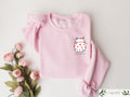 Cute Valentine Cat Sweatshirt Cat Lover Valentine Sweater Girls Valentines Day Gift Funny Valentines Day Pullover Valentines Day Shirt Sweatshirt – Aesthetic Look · Must-Have Style