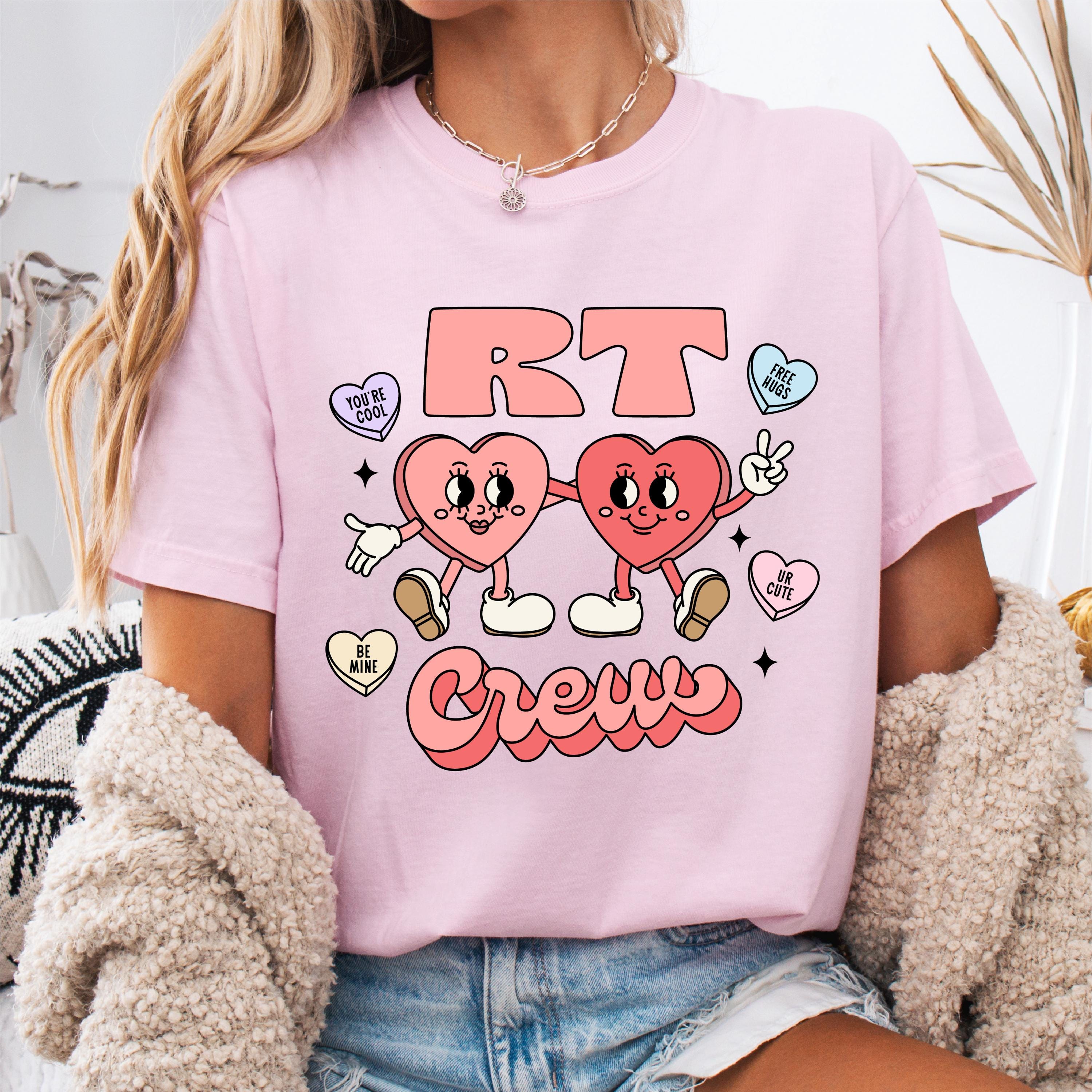 Respiratory Therapist Valentines Day Shirt RT shirt Pulmonary Shirt RT Crew Valentines Shirt Respiratory Therapy Valentines Day Shirt Graphic Tee – Everyday Comfort · Must-Have Style