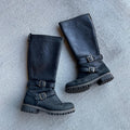 TIMBERLAND wheelright tall waterproof black leather boots size US 65W Graphic Tee – Aesthetic Look · Top Pick For Any Outfit