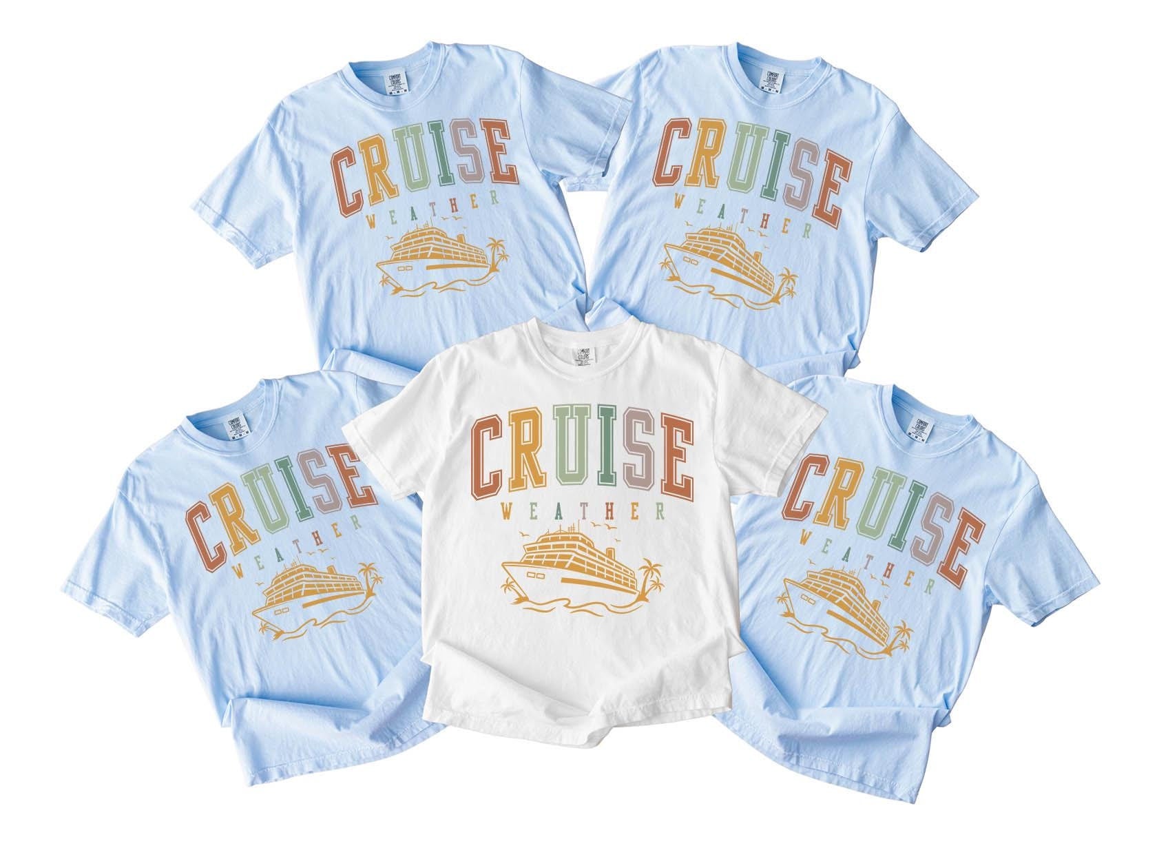 Cruise Weather Shirts Family Cruise Trip Shirts Girls Trip Cruise Friends Cruise Family Vacation Tee Matching Cruise Tshirts Graphic Tee – Bold Style · Trending Graphic Apparel