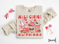 PEDS Nurse Valentine39s Day Sweatshirt Valentine PEDS Nurse Gifts Graduation Gifts Valentines Crewneck Shirt Love Coffee Sweatshirt – Fan Favorite · High-Quality Print
