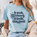50th Birthday Shirt 50 Years to Look This Good 50th Birthday Gift Turning 50 50th Birthday Party 50th Birthday ShirtSassy Classy Queen Graphic Tee – Soft Feel · High-Quality Print
