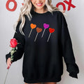 Valentines T Shirt Lollipop Valentines Design Sweatshirt VDay Shirt Valentines Day Gift For Friend Valentines Sucker Shirt Sweatshirt – Everyday Comfort · Top Pick For Any Outfit