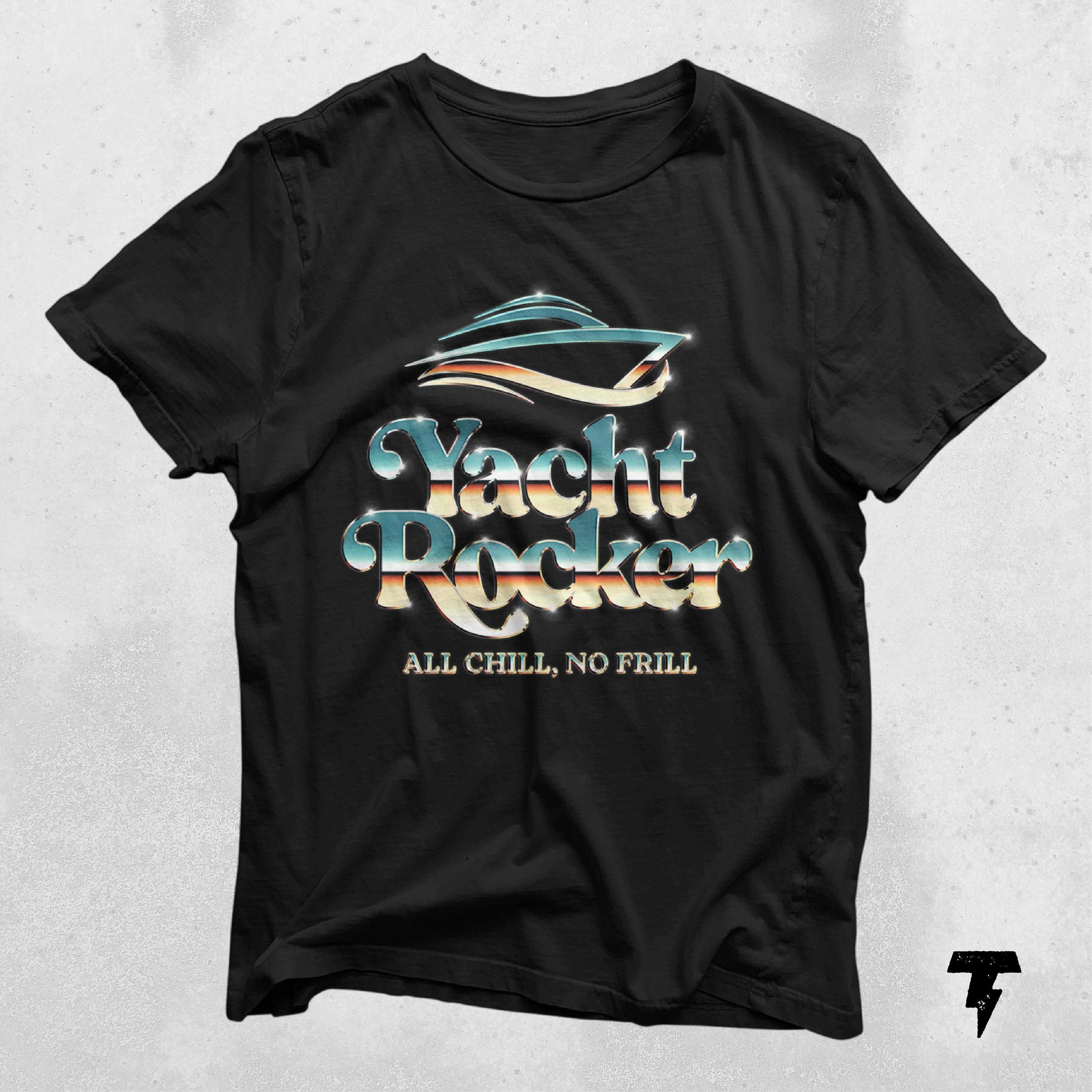 Yacht Rocker All Chill No Frill Relaxing Dad Tunes Dad Joke Shirt Musician Shirt for Men or Women Dad Music Graphic Tee – Aesthetic Look · Top Pick For Any Outfit