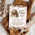 A New Chapter Will Soon Begin Baby Shower Invitation Books Baby Shower Vintage Book Invite Library Baby Shower Book Theme Shower STK1 Graphic Tee – Premium Graphic · Perfect For Daily Wear