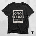 Screen Time Manager On Duty Shirt Funny Mom or Dad Shirt Gift for Parents Dad Joke Shirt Mom Life Tee Parenting Shirt Dad Life Graphic Tee – Everyday Comfort · High-Quality Print